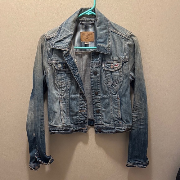 Hollister Jackets & Blazers - Hollister Women's Light Blue Jean Jacket